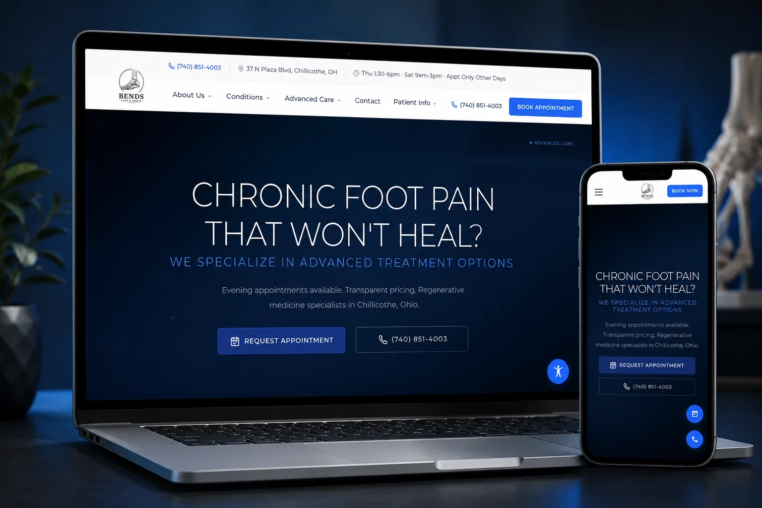 Bends Foot and Ankle project